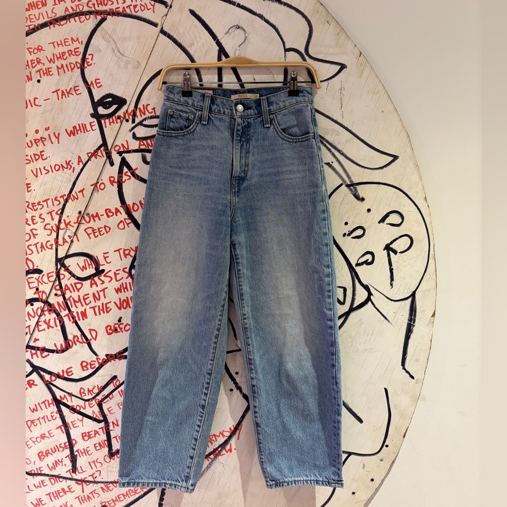 Levi's Light Blue bay baloon Leg Jeans